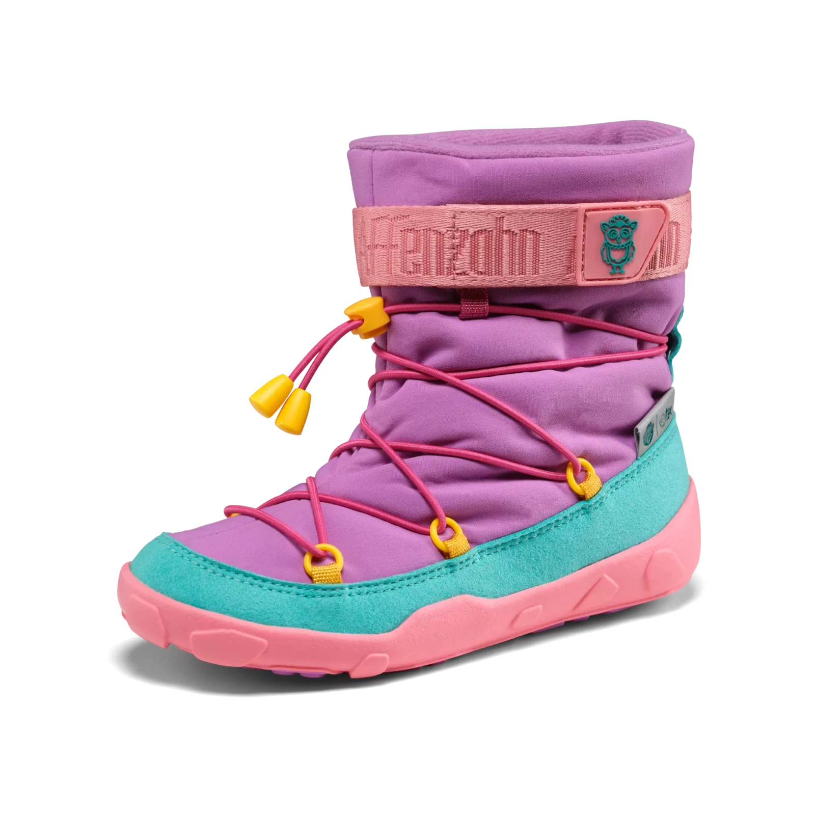 Зимние ботинки Affenzahn Snowy Сова — фиолетовый, фото 5