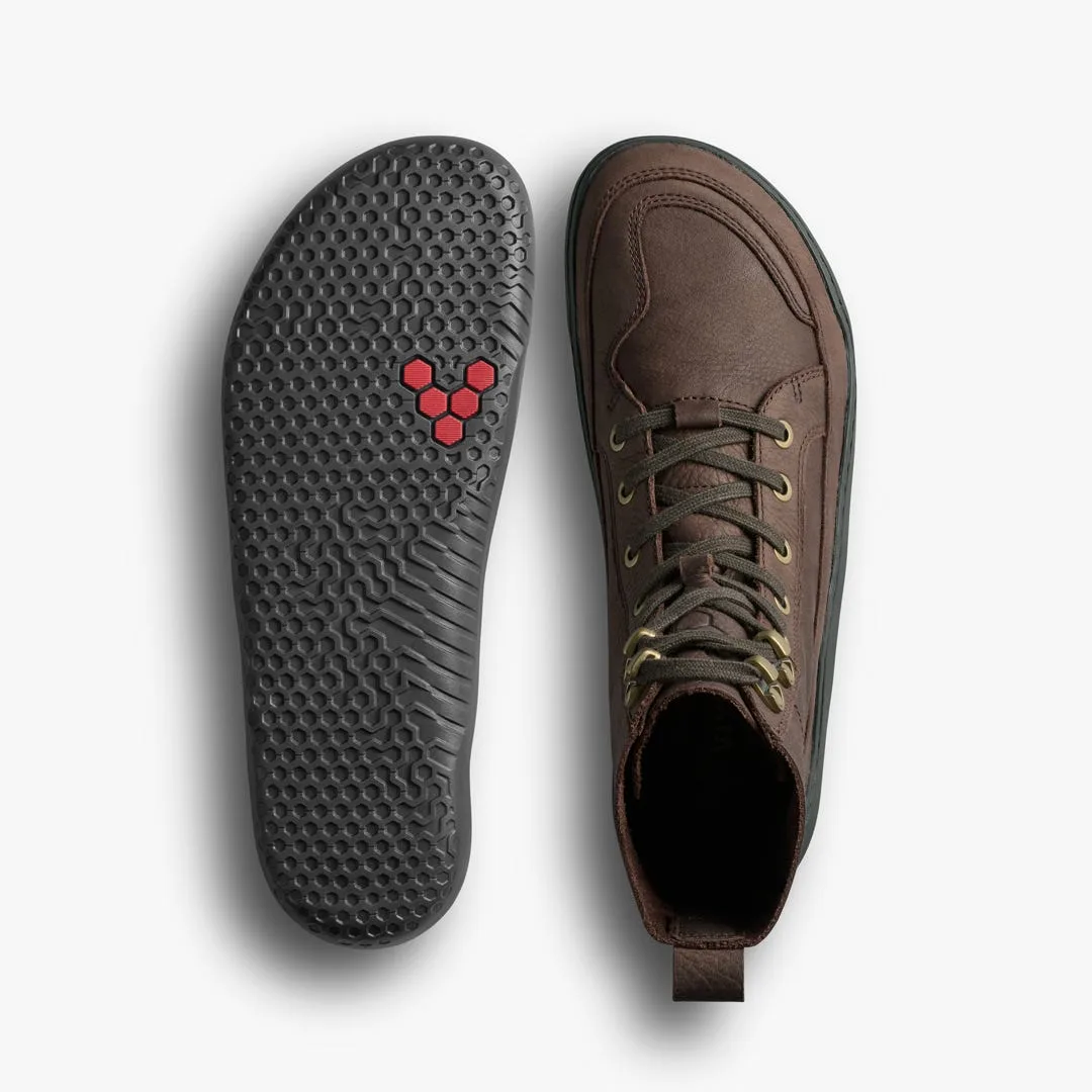 Ботинки Vivobarefoot Gobi Boot II — женская модель, серо-коричневый, фото 2