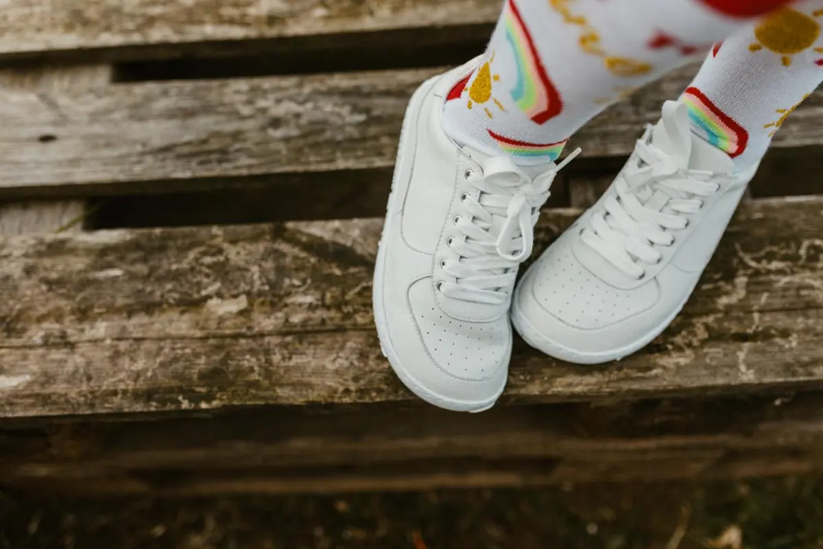Босоногие кеды Paperkrane WHITE LOW 2.0 — детские, фото 8