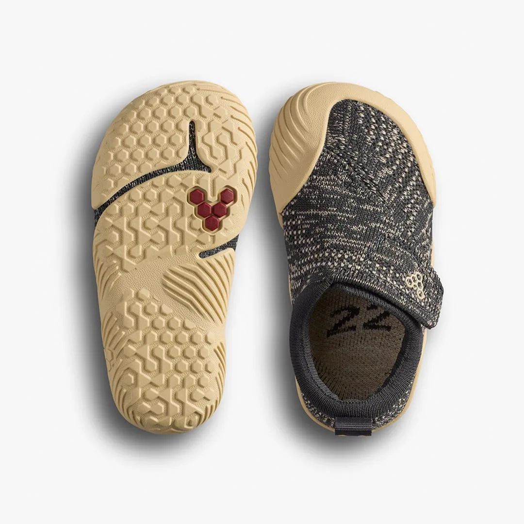 Кроссовки Vivobarefoot Motus Knit — для малышей, тёмно-серый, фото 2