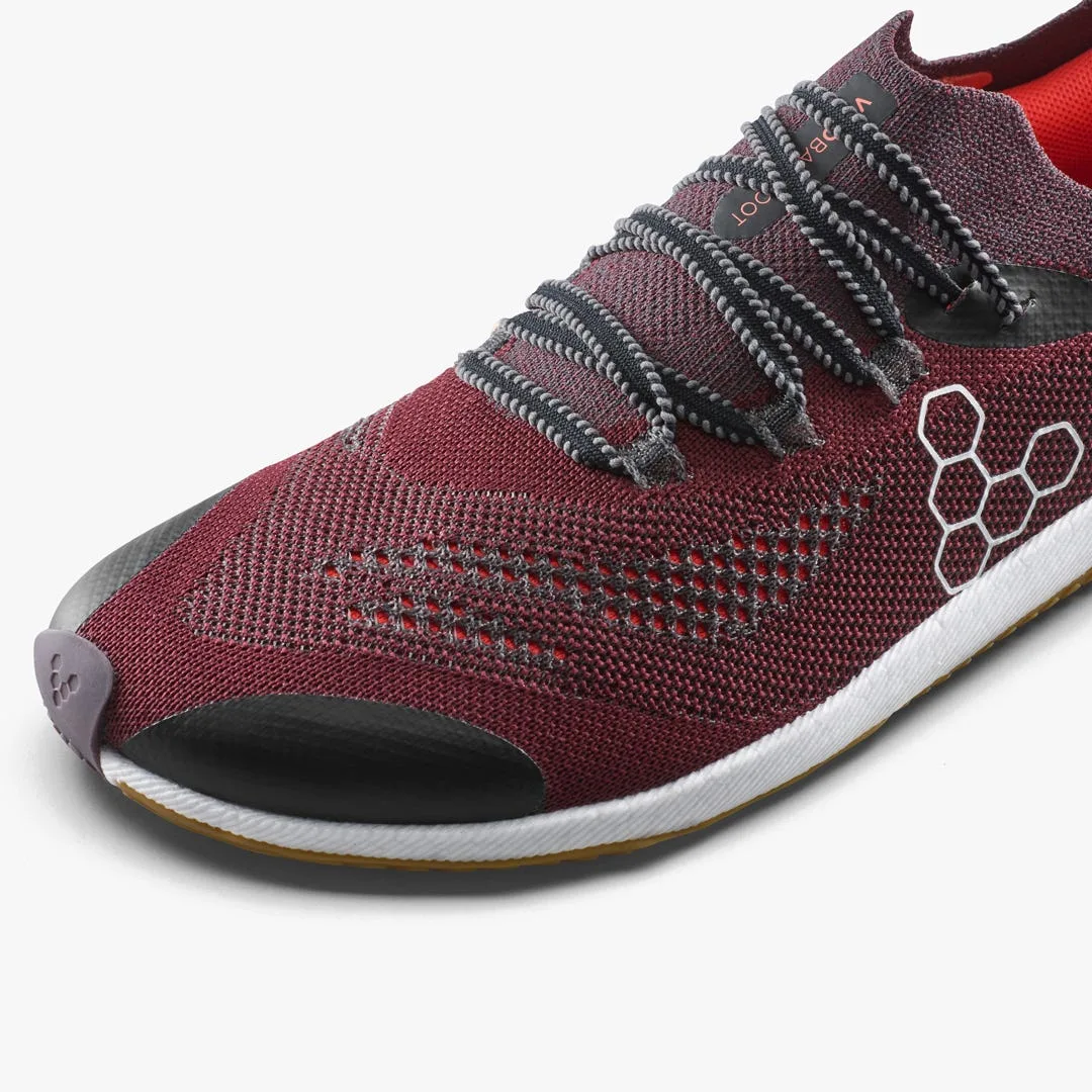 Кроссовки Vivobarefoot Primus Flow Knit — женская модель, тёмно-бордовый, фото 6