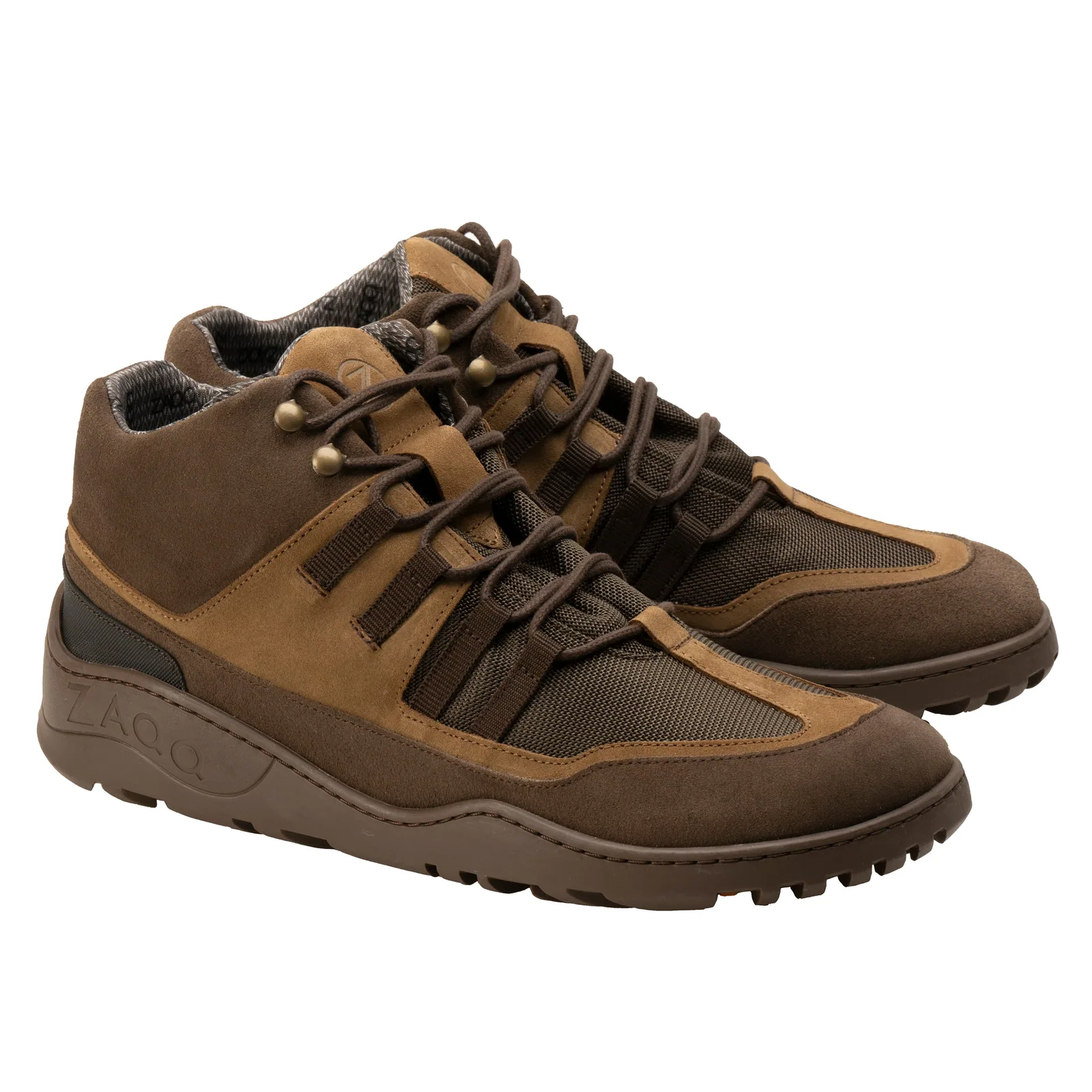 Женские ботинки ZAQQ SQOUT Brown Waterproof (коричневый цвет) — фото 1 из 17