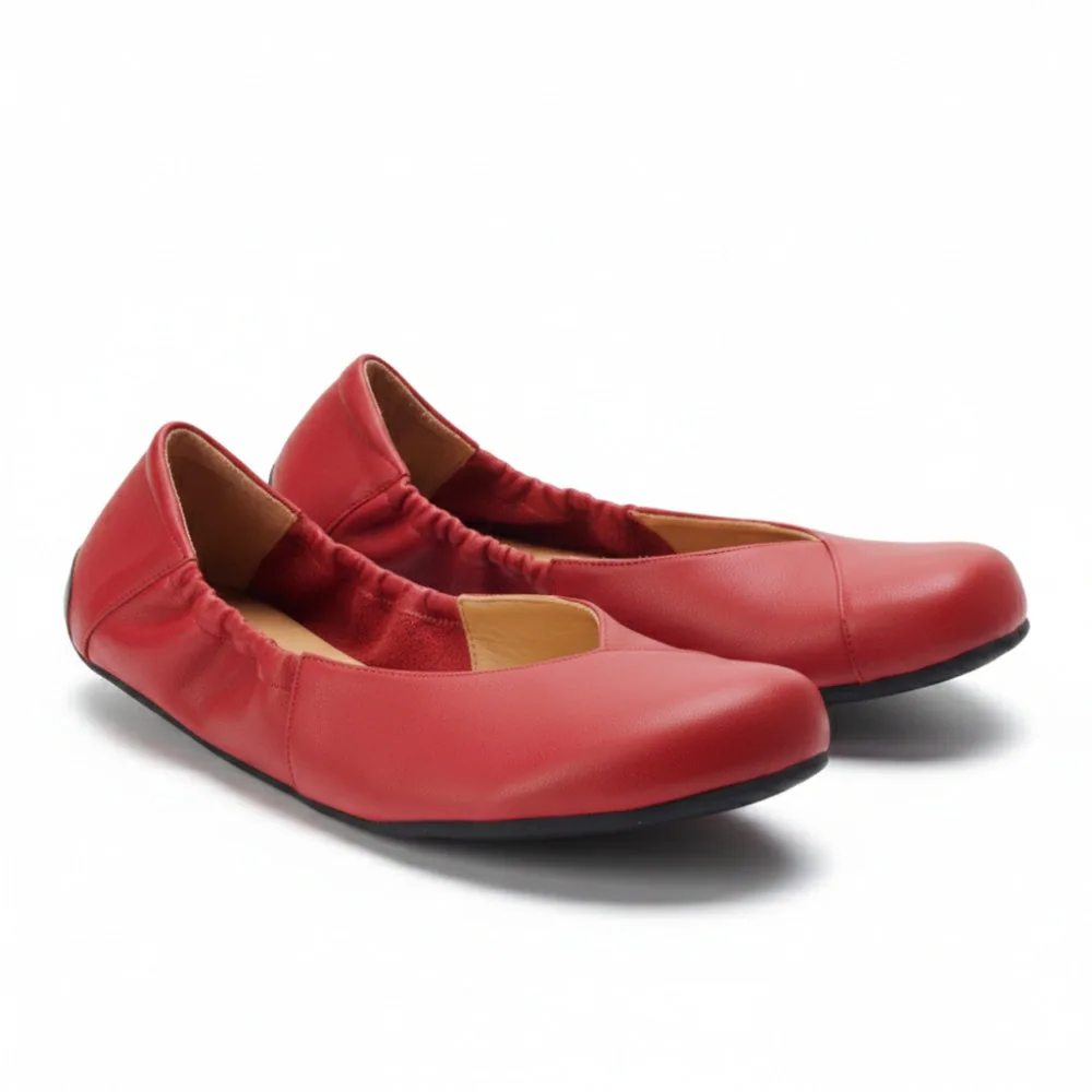 Женские балетки ZAQQ MAIQA Red (красный цвет)