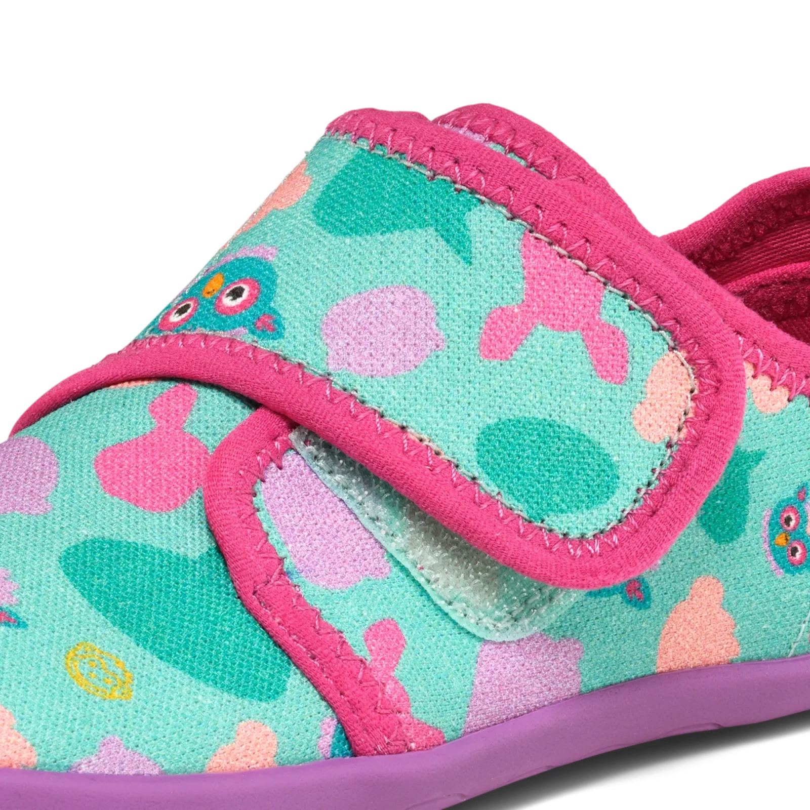 Домашняя обувь Affenzahn Movy Сова — бирюзовый, фото 10