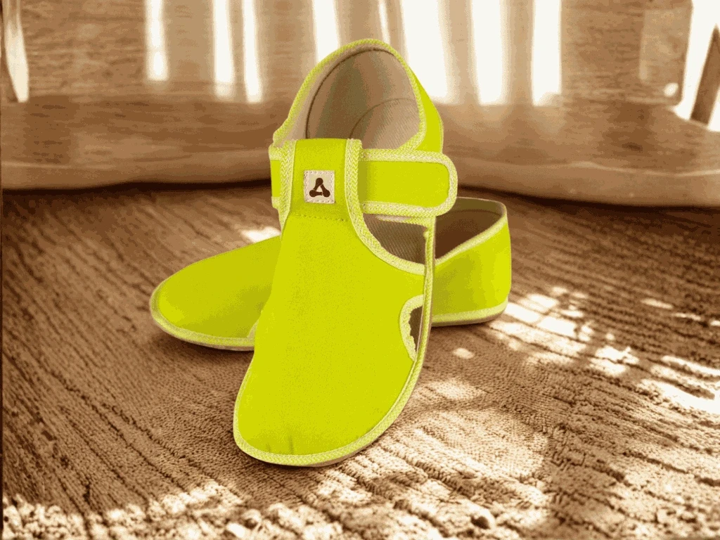 Тапочки Antal Rascal с поддержкой свода — жёлтый (детские), фото 7