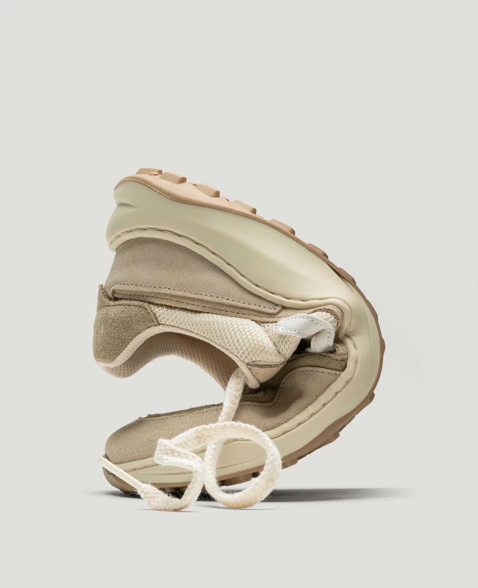 Босоногие кроссовки Flamingos’ Life Zero Drop — песочный и оливковый, фото 4