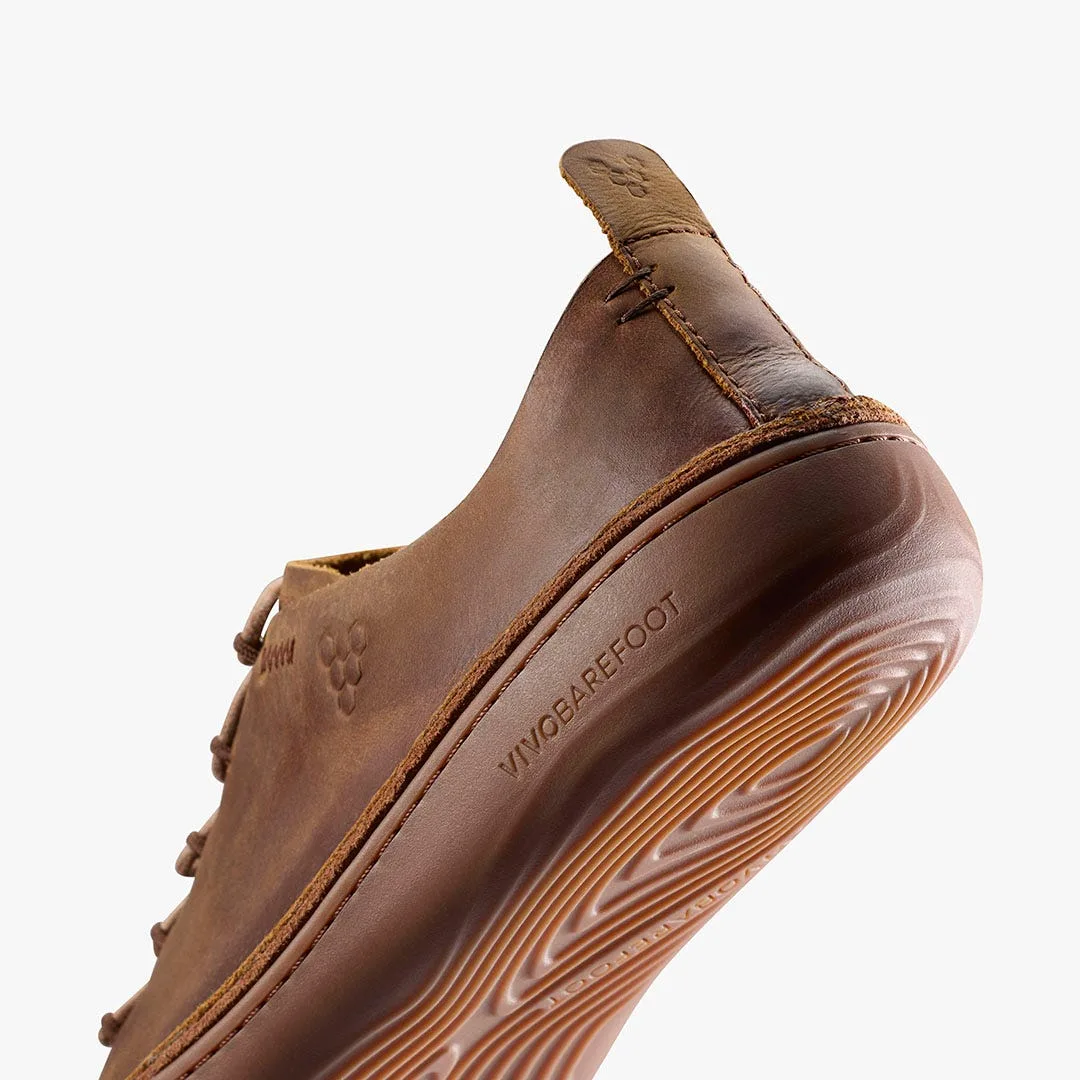 Мокасины Vivobarefoot Sensus Moc Lace Up Leather — мужская модель, тёмно-коричневый, фото 7
