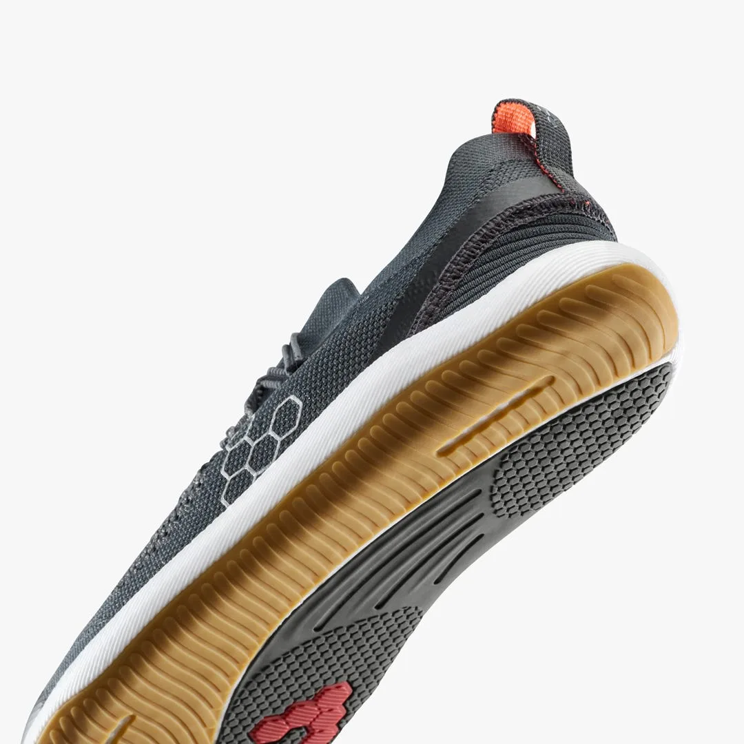 Кроссовки Vivobarefoot Primus Flow Knit — женская модель, чёрный с каучуковой подошвой, фото 7