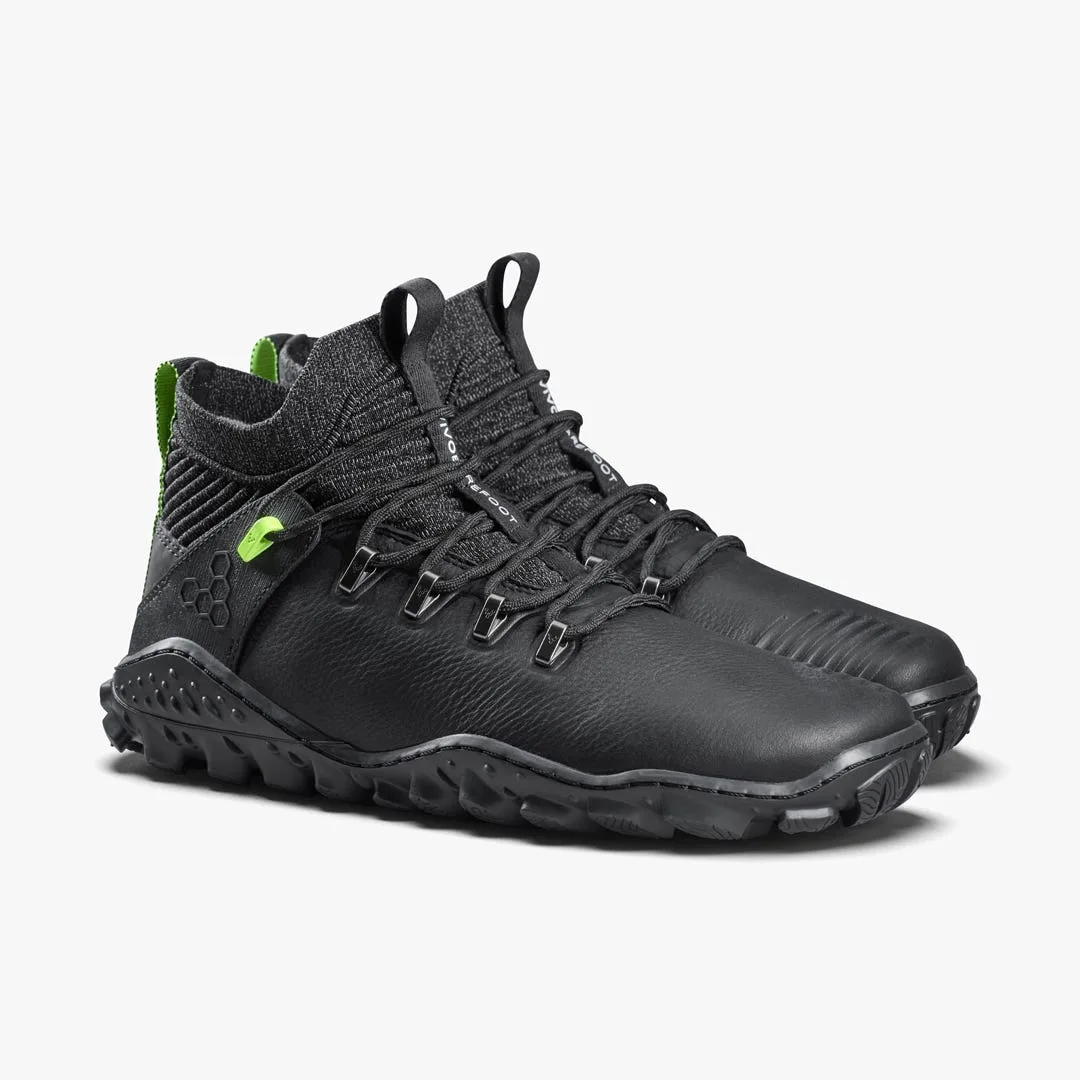 Ботинки Vivobarefoot Magna Forest ESC — женская модель, чёрный с лаймовым, фото 5