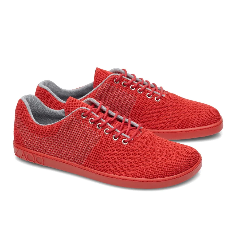Мужские кроссовки ZAQQ QNIT Red (красный цвет)