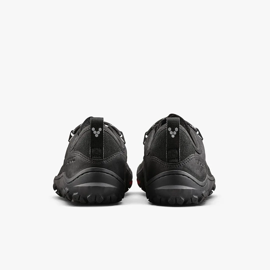 Кроссовки Vivobarefoot Tracker Leather AT Low II — женская модель, чёрный, фото 5