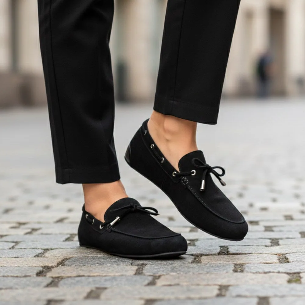 Женские мокасины ZAQQ FLIQ Black (чёрный цвет), фото 7