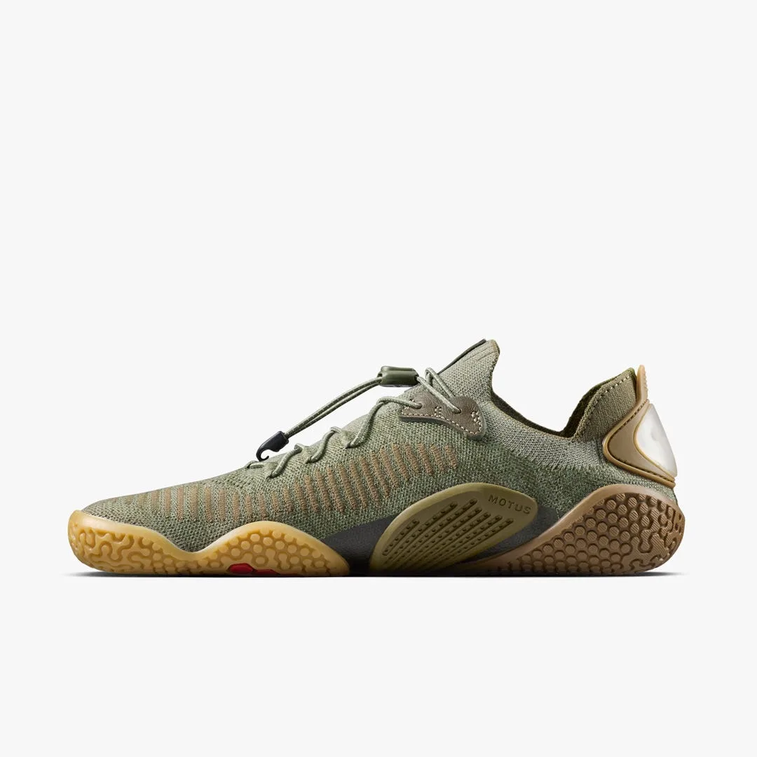 Кроссовки Vivobarefoot Motus Flex Natural — мужская модель, мшисто-зелёный, фото 3
