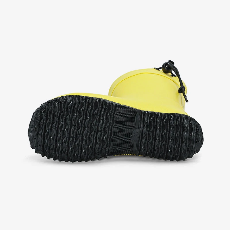 Детские резиновые сапоги Saguaro Brisk I · с тёплой подкладкой — жёлтый, фото 5