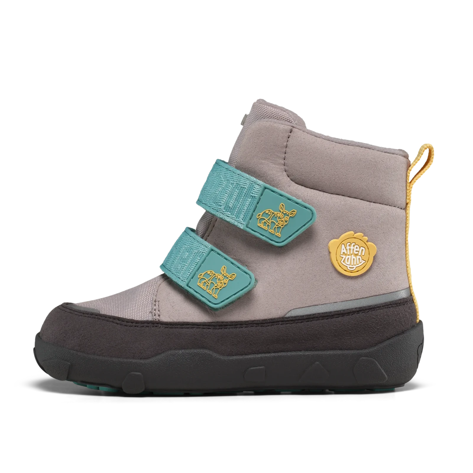 Зимние ботинки Affenzahn Comfy Носорог — серый, фото 3