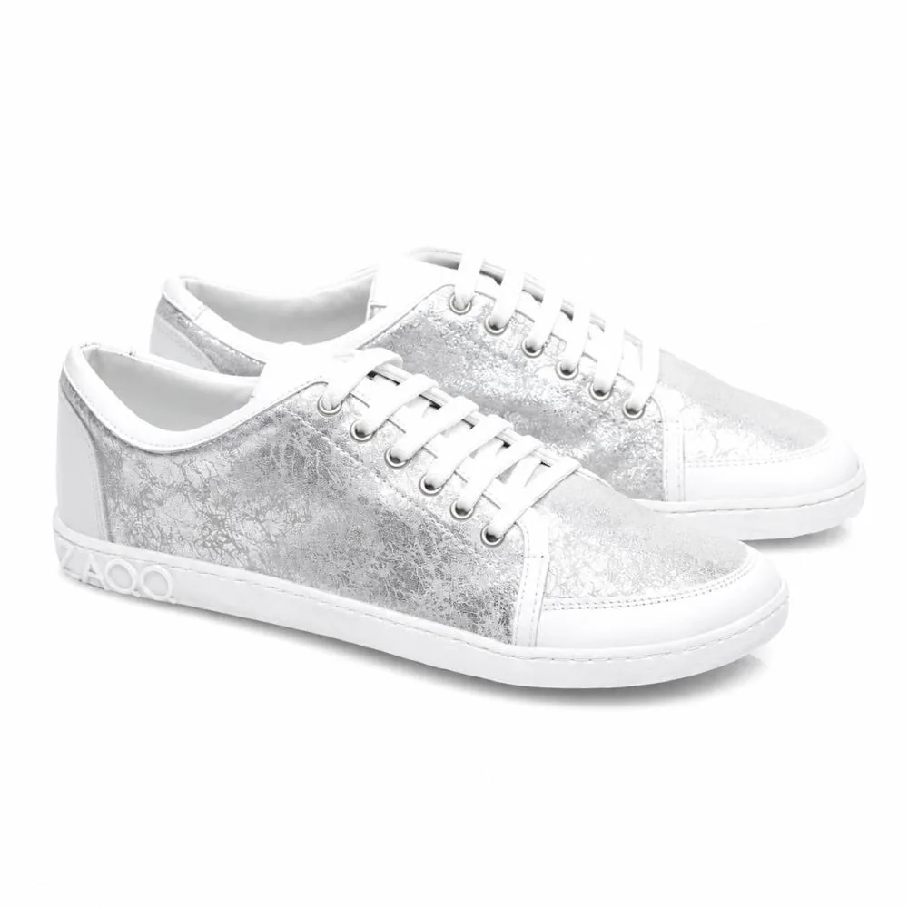 Женские кроссовки ZAQQ TIQQ Silver White (белый цвет) — фото 1 из 9
