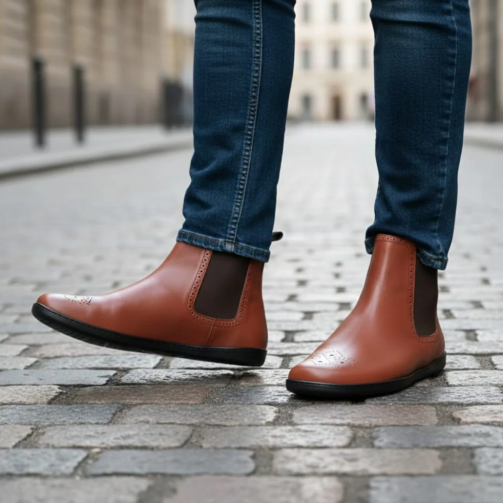 Ботинки для женщин и мужчин ZAQQ EQUITY Brogue Cognac (коньячный цвет), фото 9