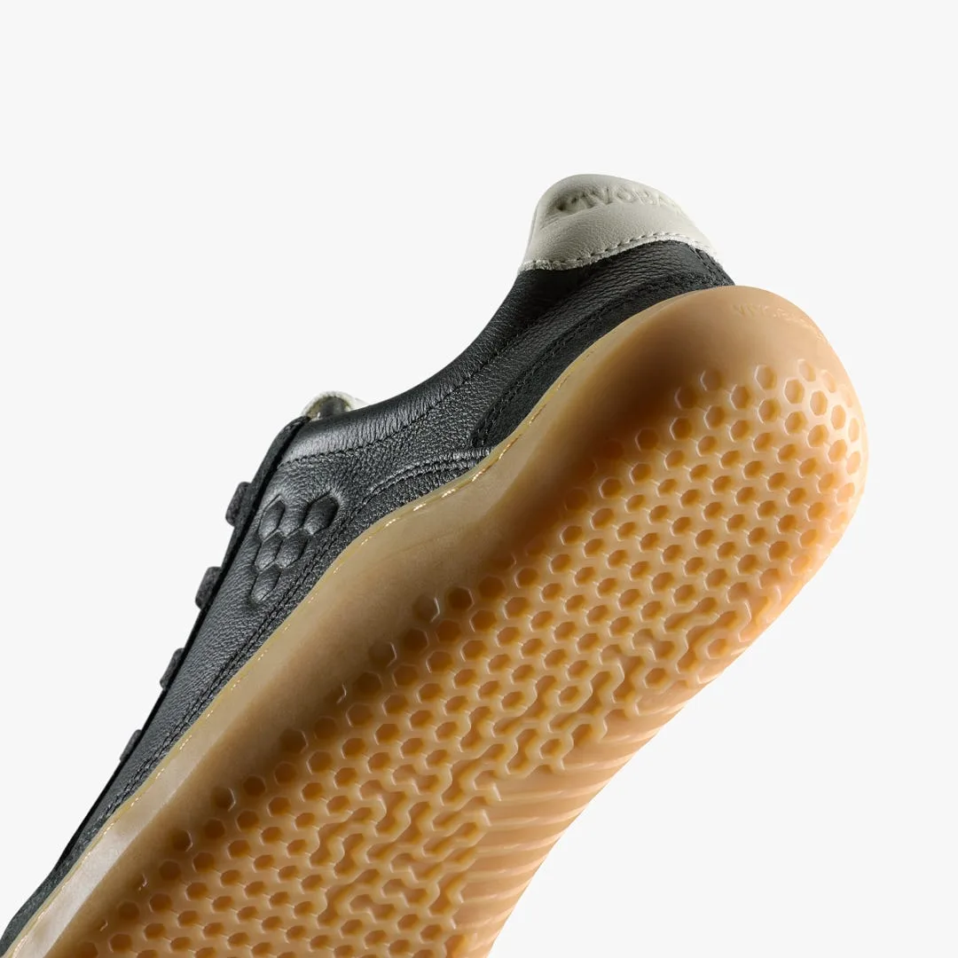 Кроссовки Vivobarefoot Gobi II Sneaker Leather — мужская модель, чёрный, фото 7