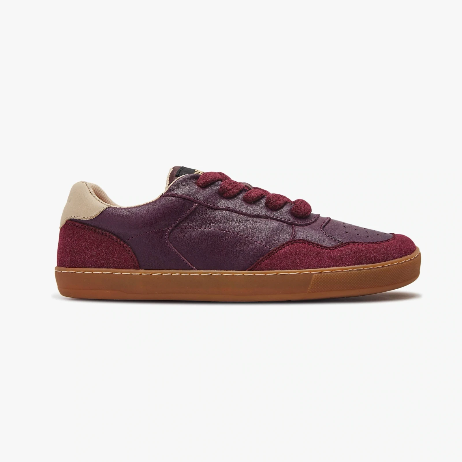 Босоногие кеды Origo Modern Retro Sneaker — бордовый, фото 2