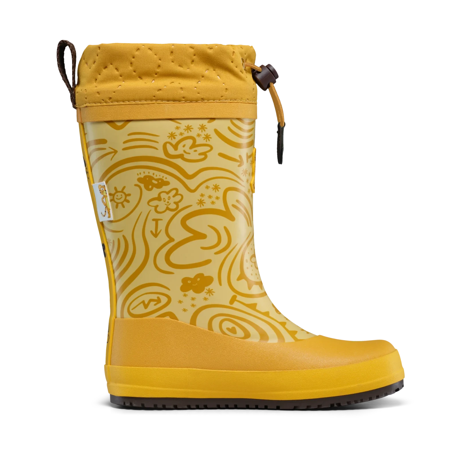 Резиновые сапоги Affenzahn Puddly Тигр — жёлтый, фото 3
