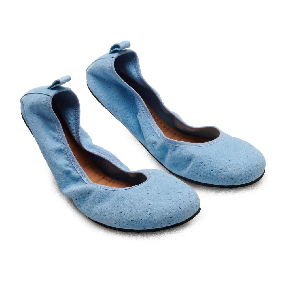 Женские балетки ZAQQ TWIST Light Blue (голубой цвет) — фото 1 из 8
