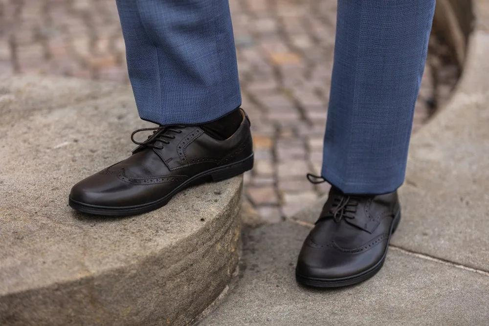 Мужские туфли ZAQQ BRIQ Brogue Dark Brown (тёмно-коричневый цвет), фото 9