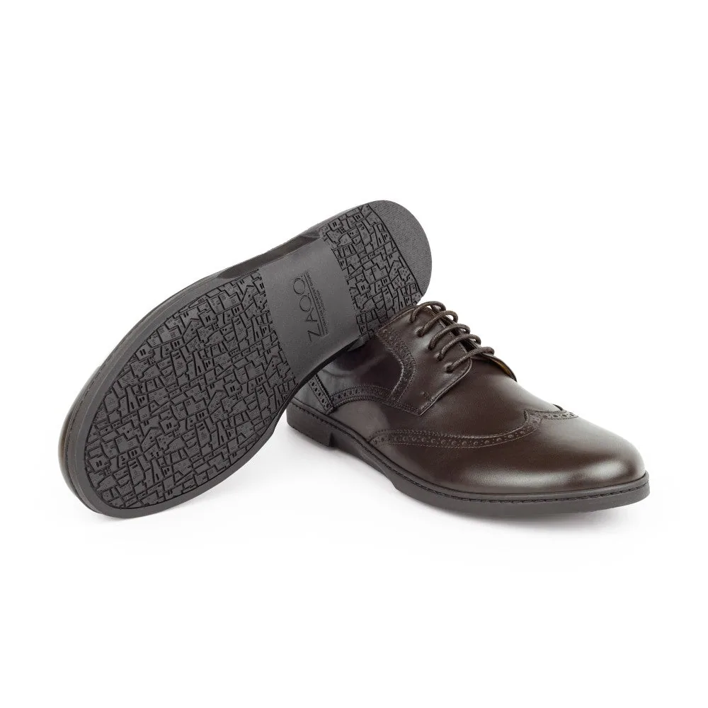 Мужские туфли ZAQQ BRIQ Brogue Dark Brown (тёмно-коричневый цвет), фото 2