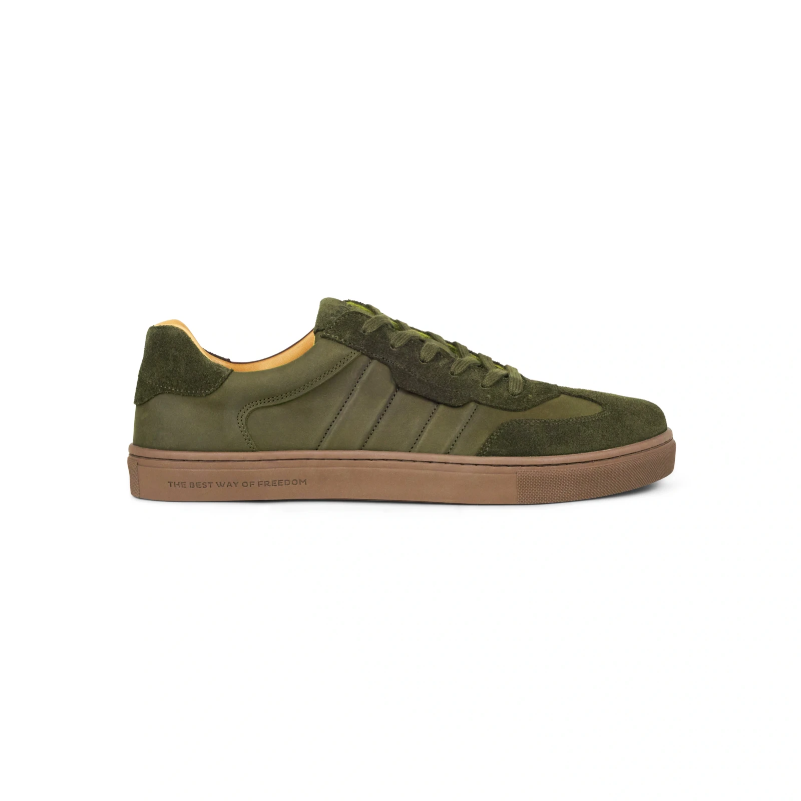 Кроссовки Koel HELIO Suede — оливковый