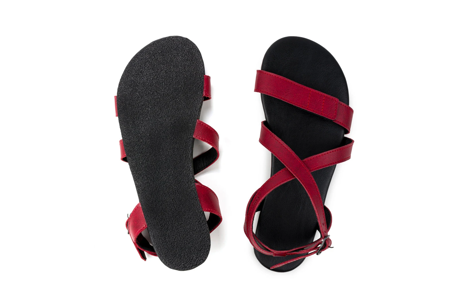 Сандалии Ahinsa Hava Barefoot — бордовый, фото 9