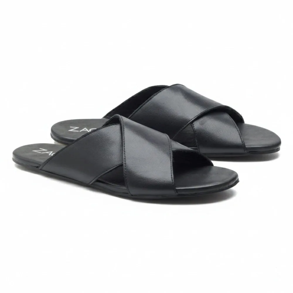 Женские сандалии ZAQQ MANQA Black (чёрный цвет)