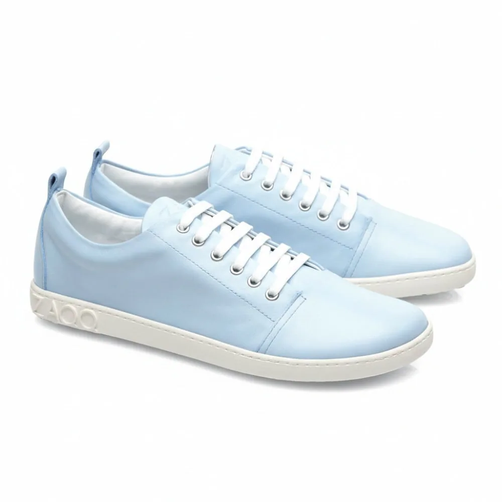 Женские кроссовки ZAQQ TAQQ Nappa Lightblue (голубой цвет) — фото 1 из 16