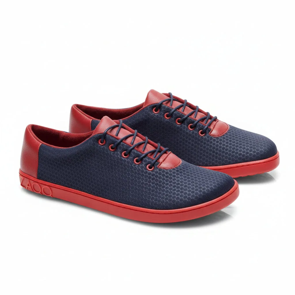 Кроссовки для женщин и мужчин ZAQQ QARO Navy Red (красный цвет) — фото 1 из 12