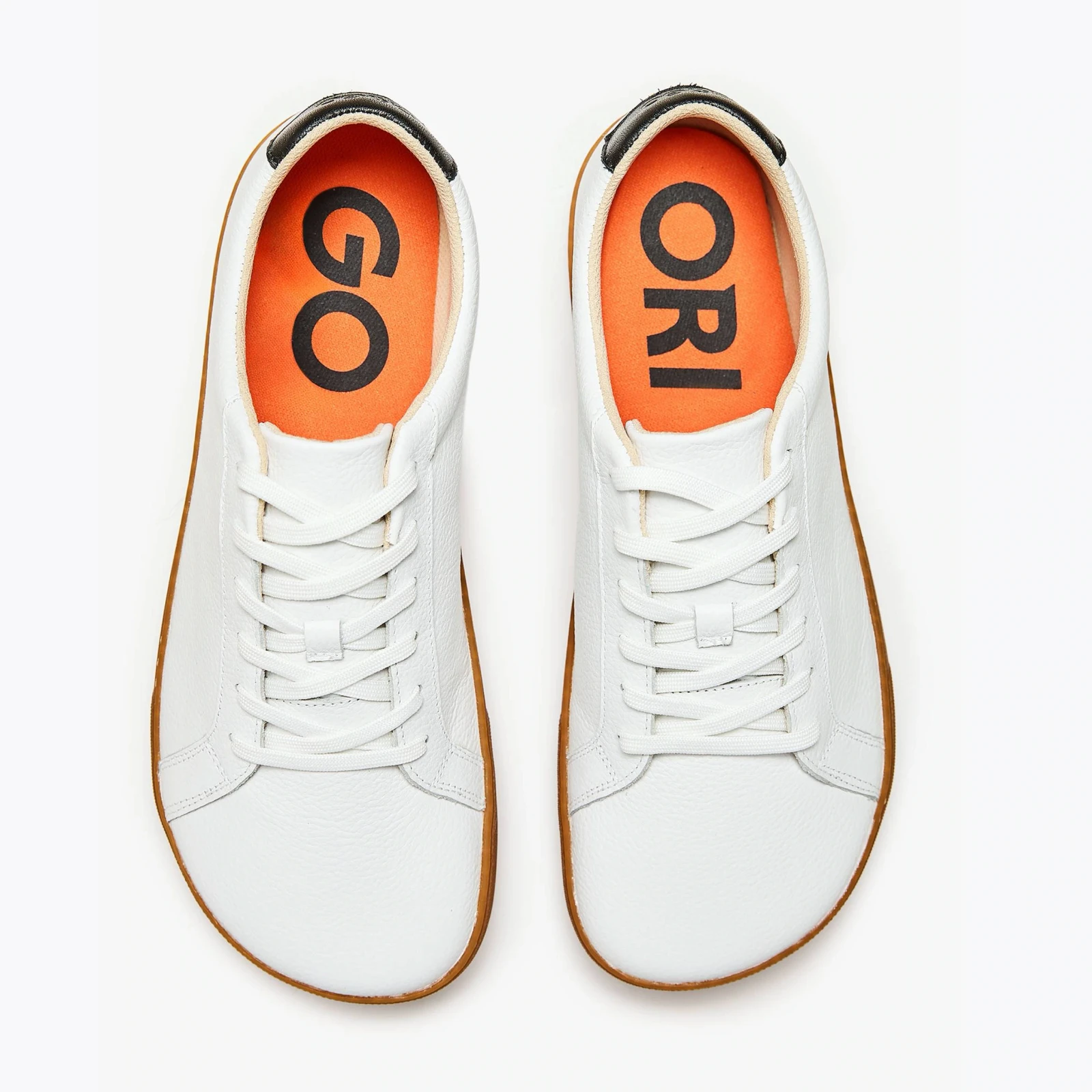 Босоногие кеды Origo Everyday Sneaker Gen 4 — белый с янтарной подошвой, фото 2
